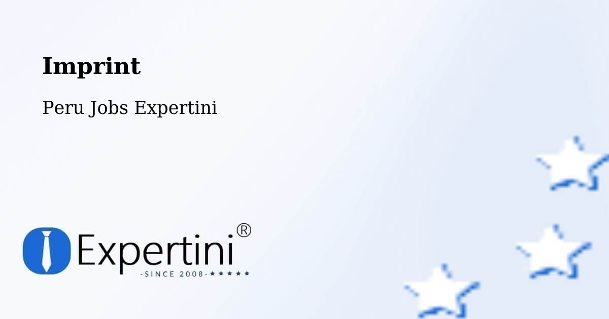 Imprint - Peru Jobs Expertini